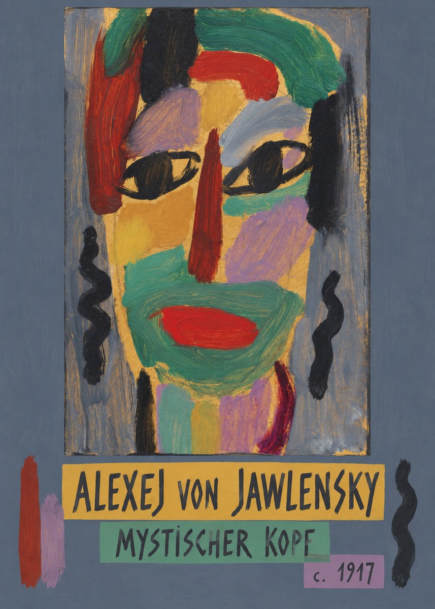 Alexej von Jawlensky Mystischer Kopf No3 - Juliste