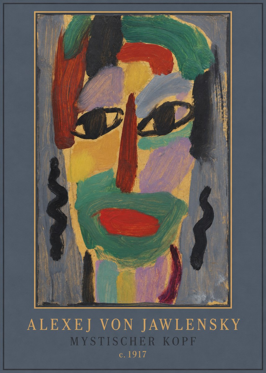 Alexej von Jawlensky Mystischer Kopf No4 - Juliste