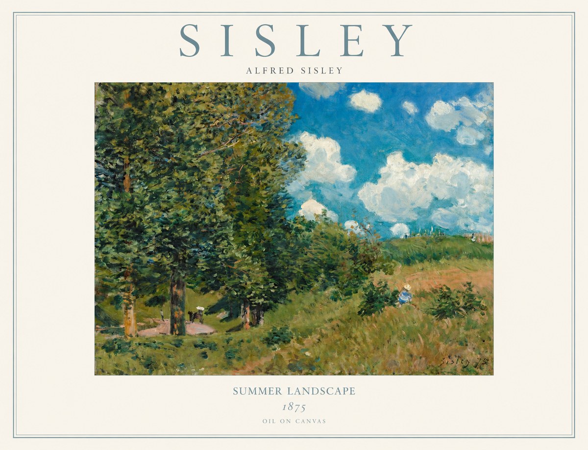 Sisley Summer Landscape No1 - Juliste