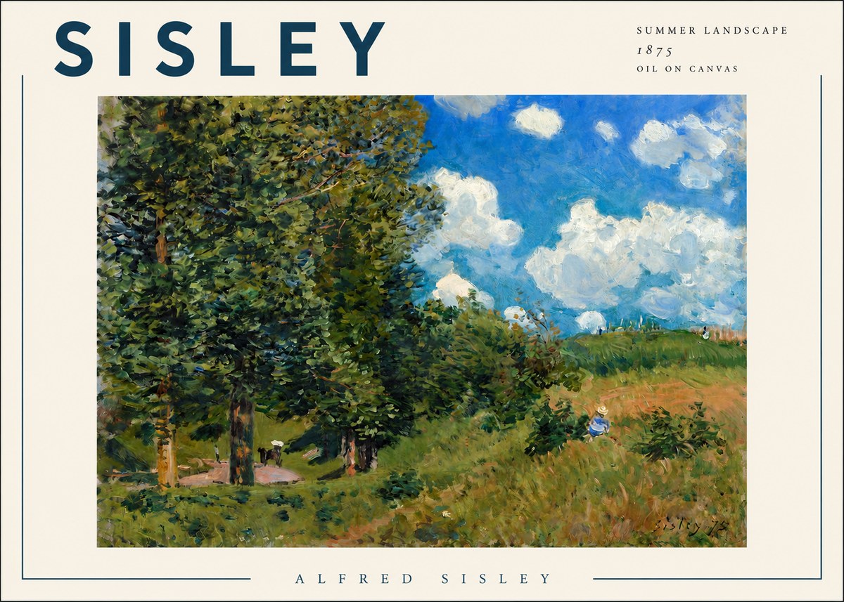Sisley Summer Landscape No3 - Juliste