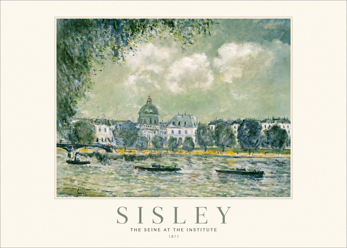 Sisley The Seine at the Institute No1 - Juliste