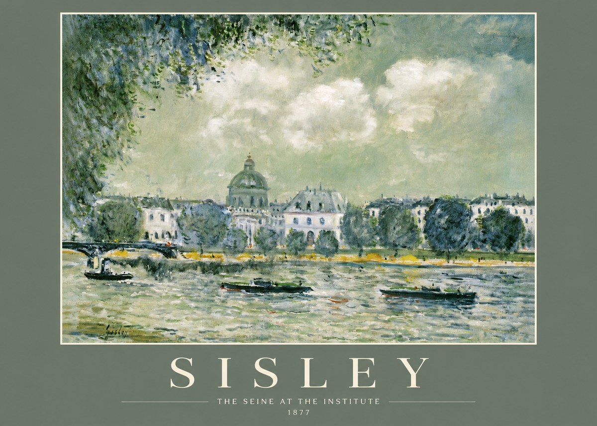 Sisley The Seine at the Institute No2 - Juliste