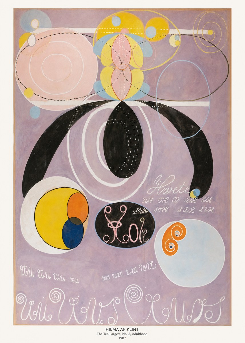 Hilma af Klint The Ten Largest, No. 6, Adulthood No6 - Juliste