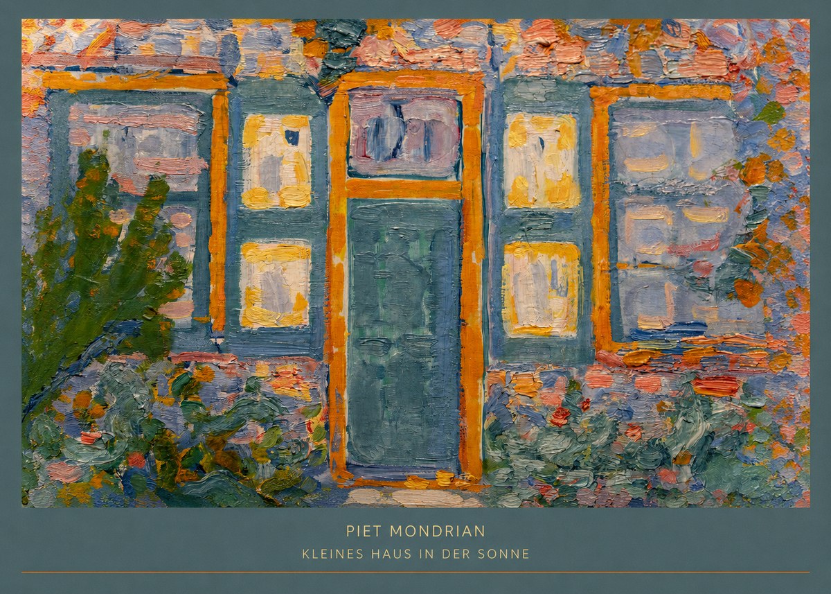 Piet Mondrian Kleines Haus in Der Sonne II No6 - Juliste