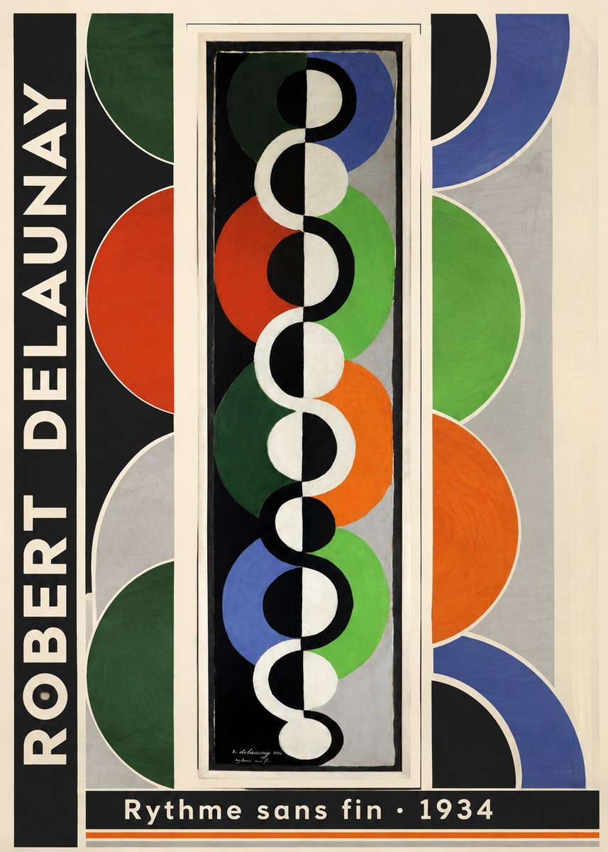 Robert Delaunay Rythme Sans Fin I No1 - Juliste