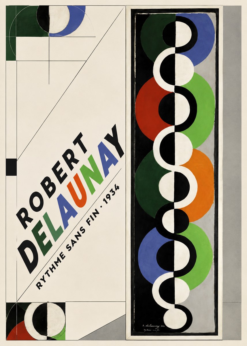 Robert Delaunay Rythme Sans Fin I No3 - Juliste