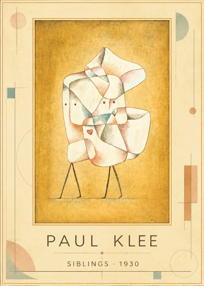 Paul Klee Siblings No1 - Juliste