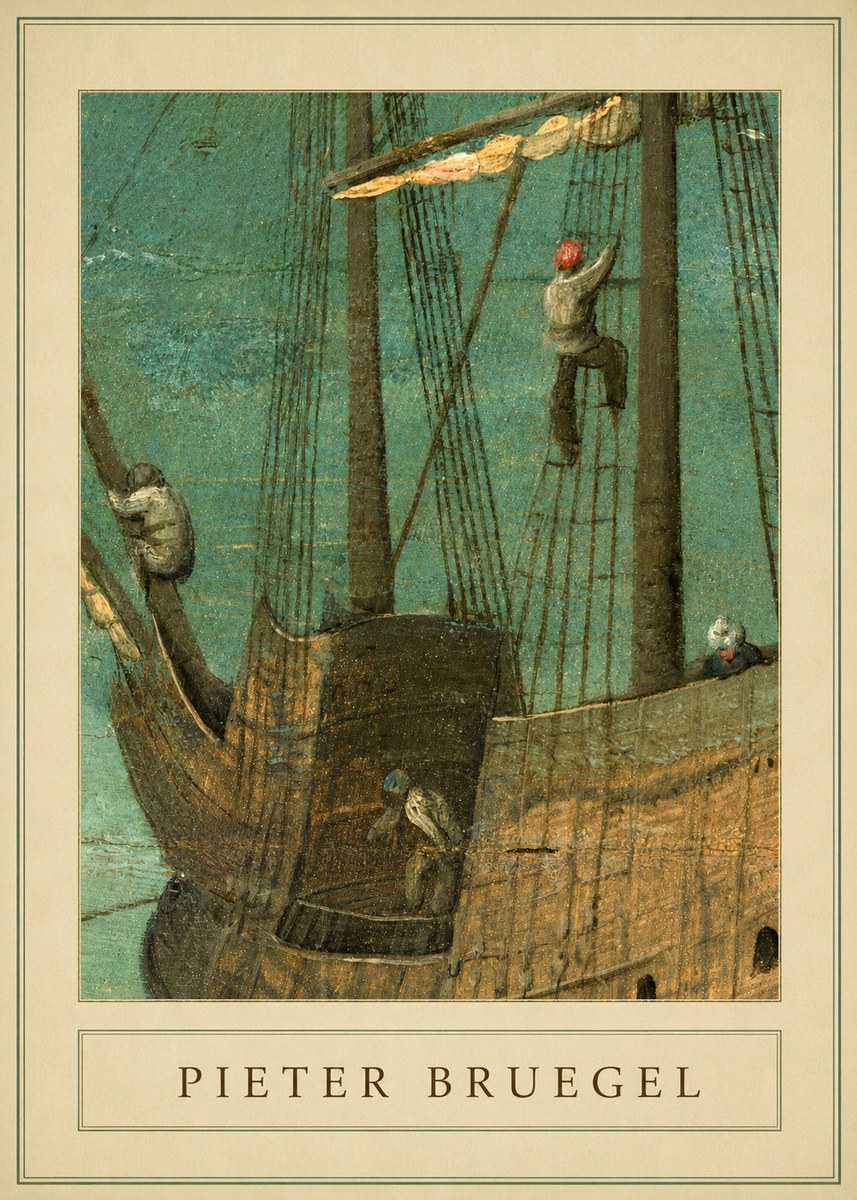 Pieter Bruegel The Ship No4 - Juliste