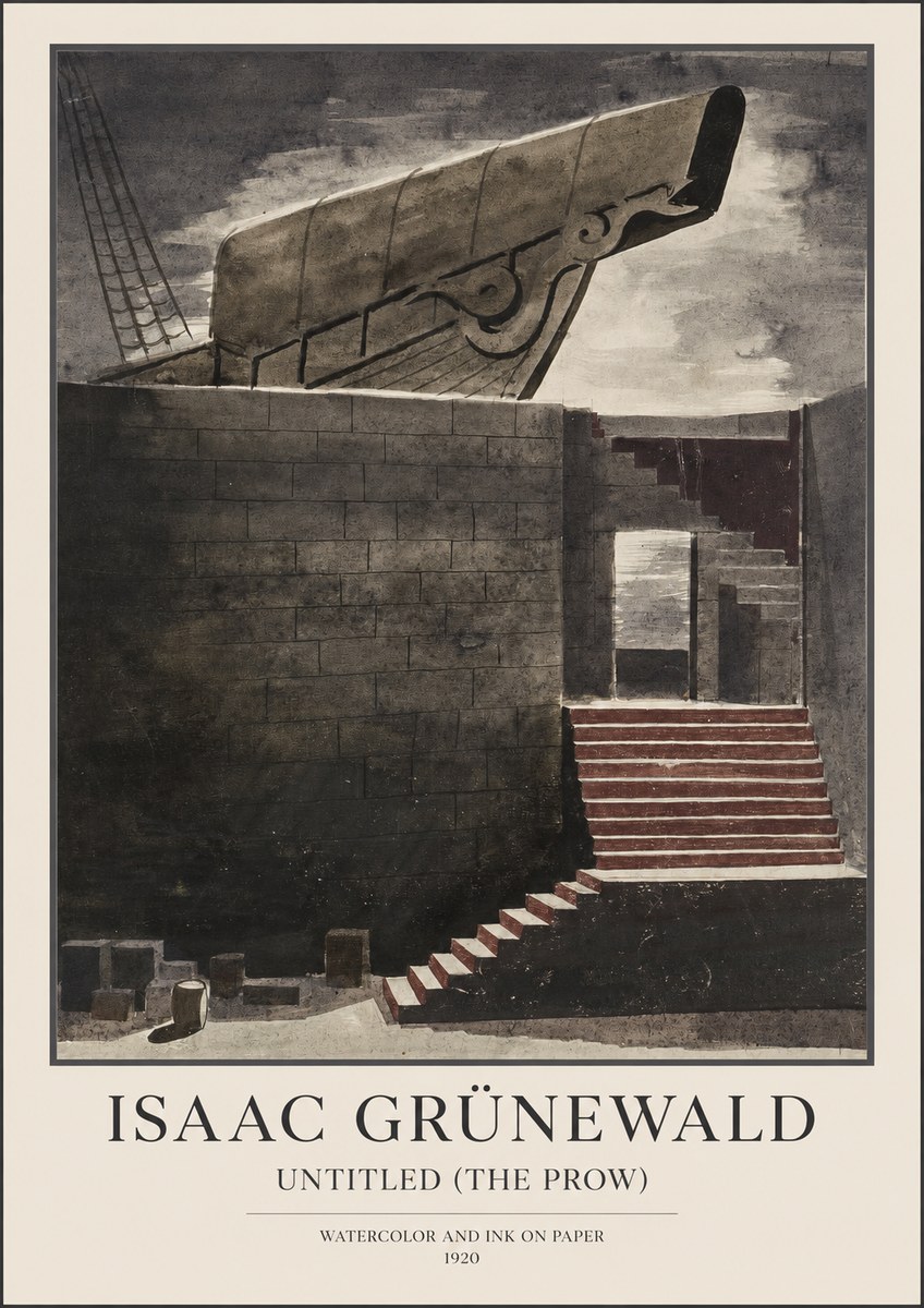 Isaac Grünewald Untitled (the Prow) No1 - Juliste