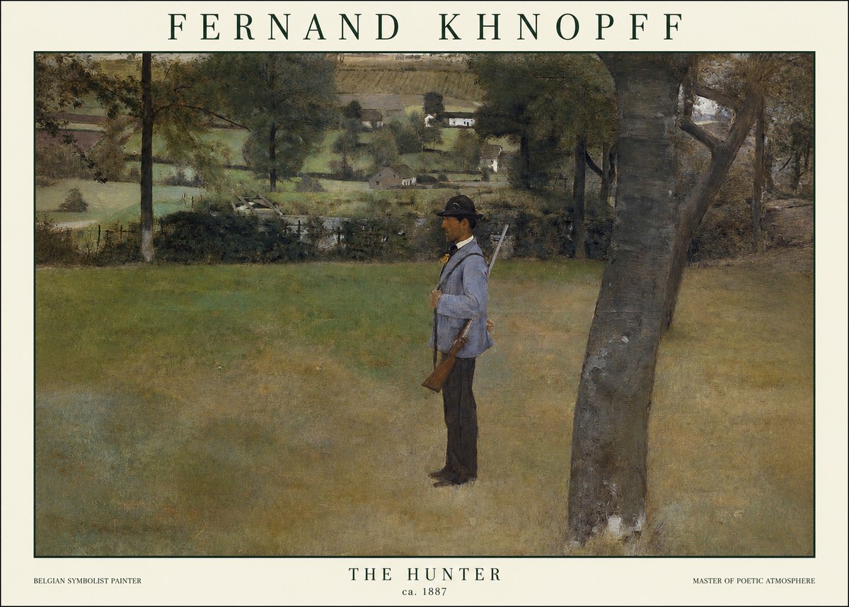 Fernand Khnopff The Hunter No1 - Juliste