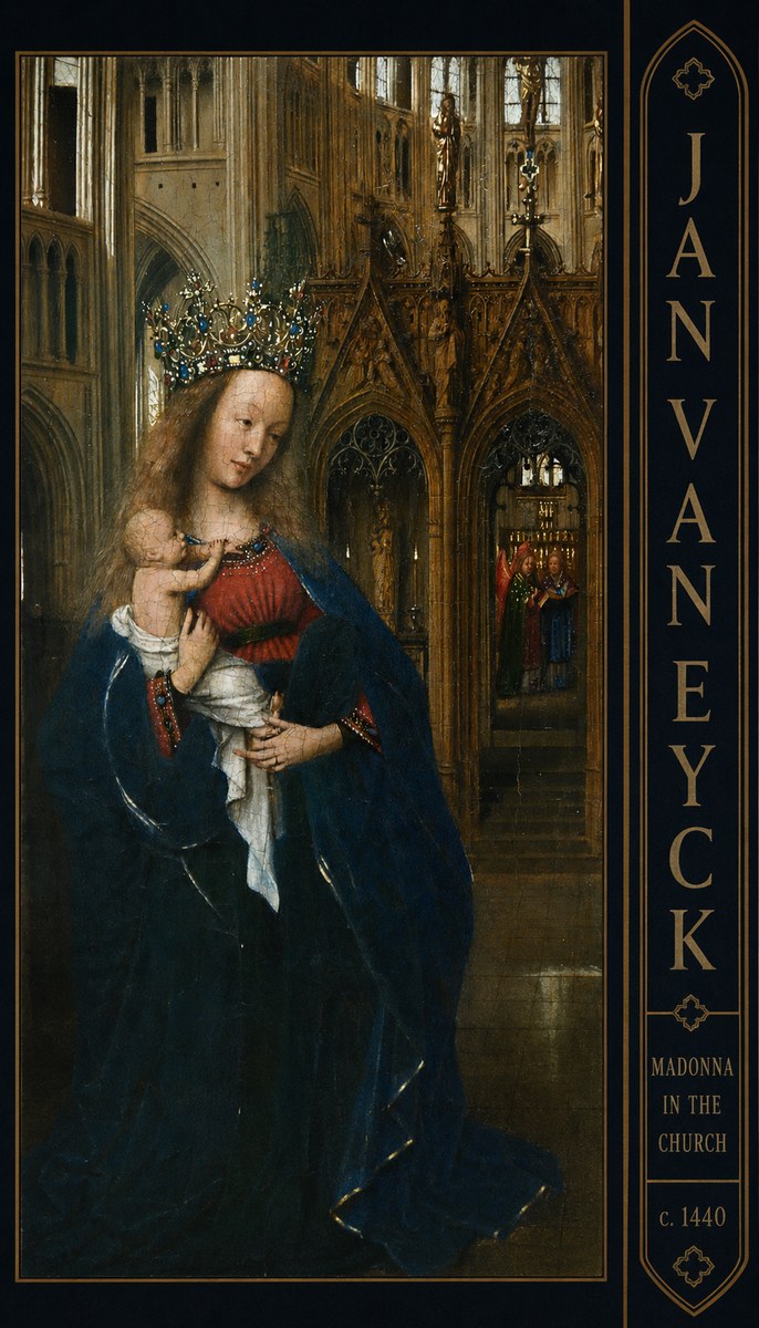 Jan van Eyck Madonna in the Church I No4 - Juliste