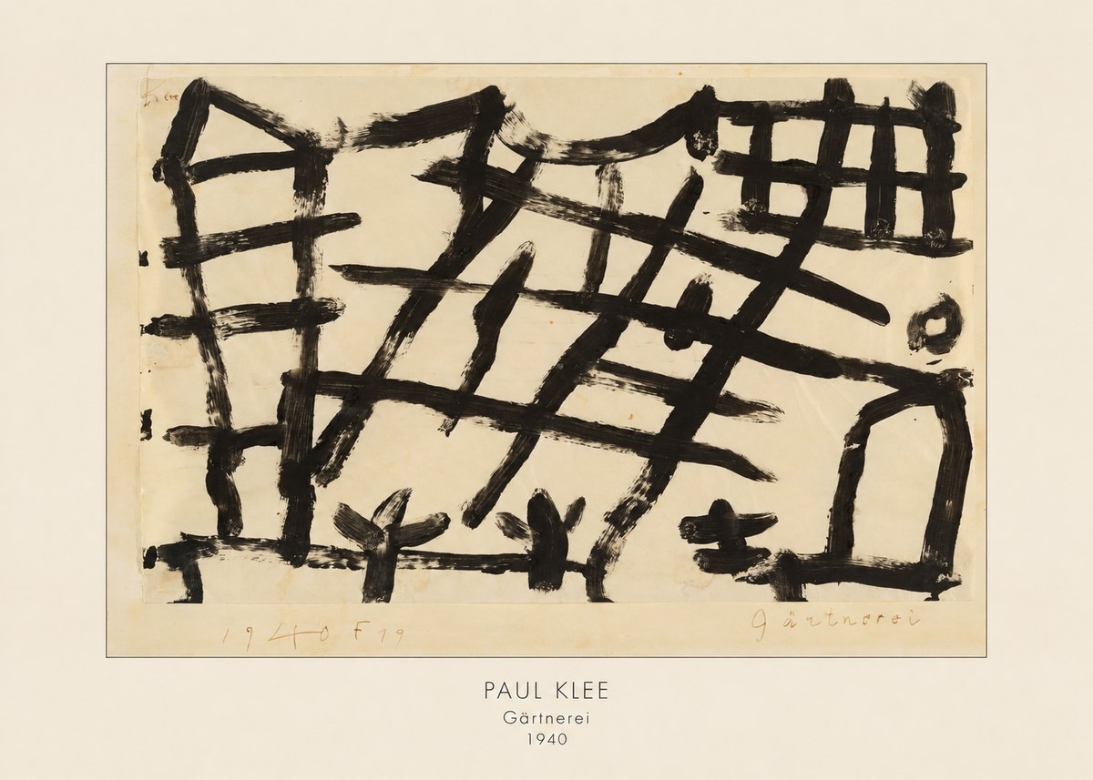 Paul Klee Gärtnerei No4 - Juliste