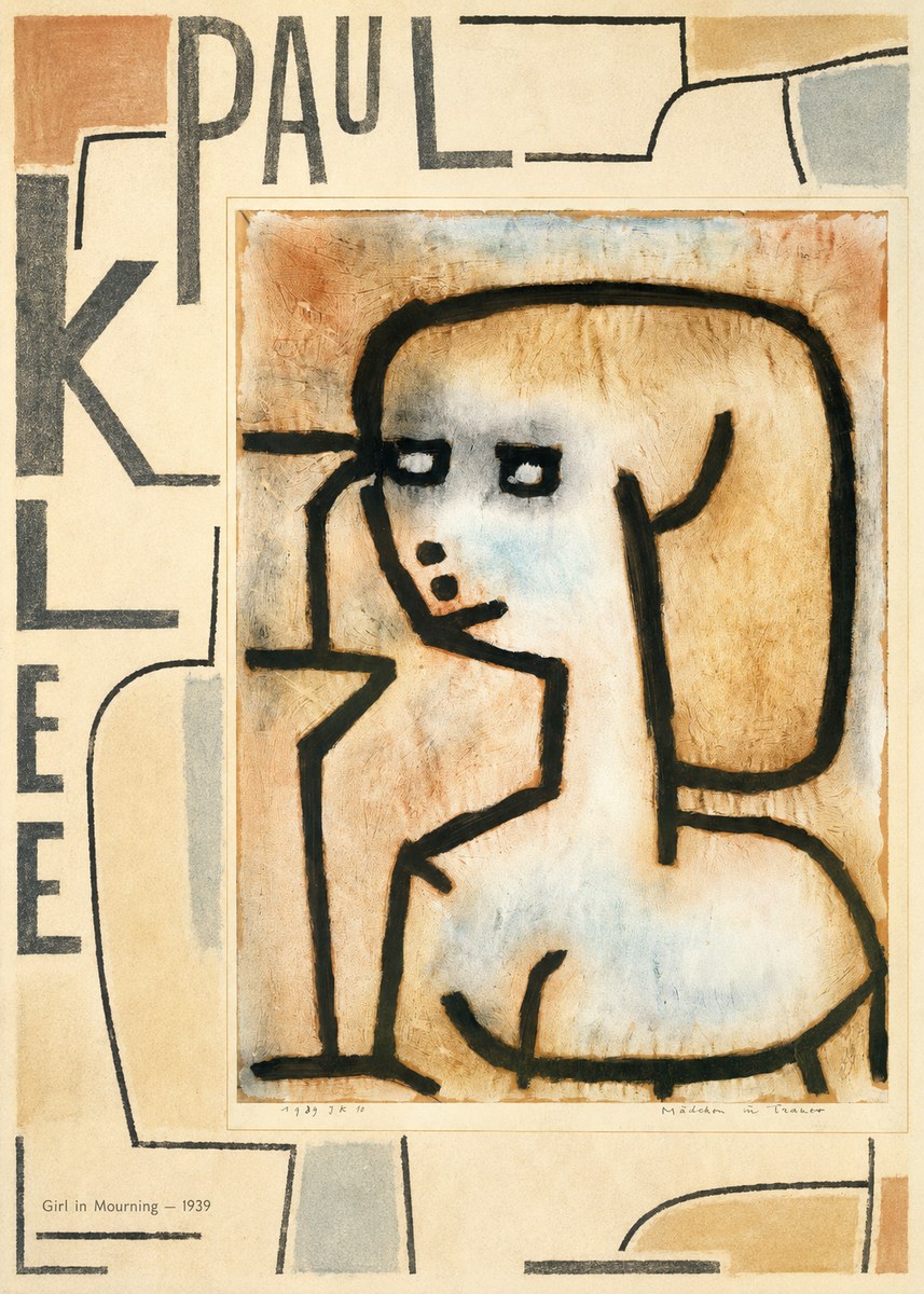 Paul Klee Girl in Mourning No5 - Juliste