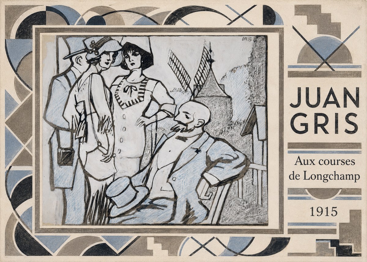Juan Gris Aux Courses De Longchamp No5 - Juliste