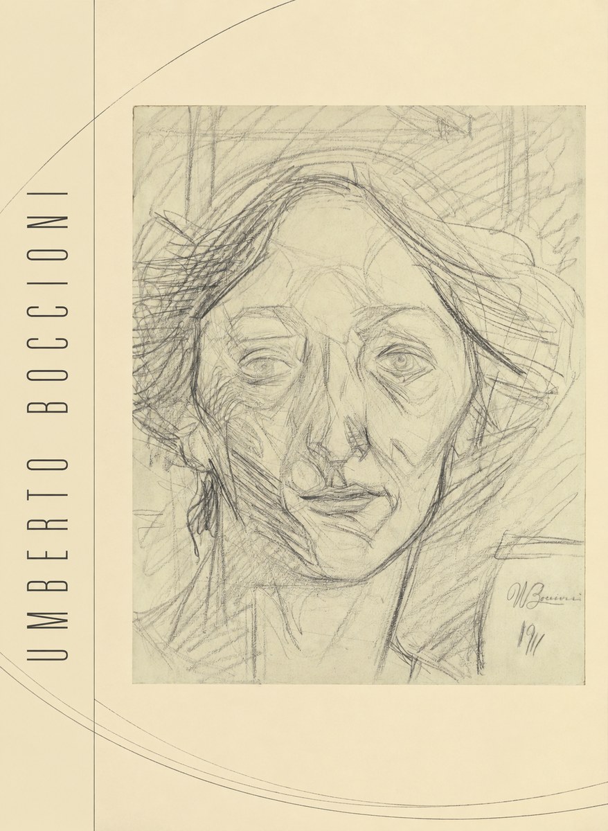 Umberto Boccioni Head of a Woman No2 - Juliste