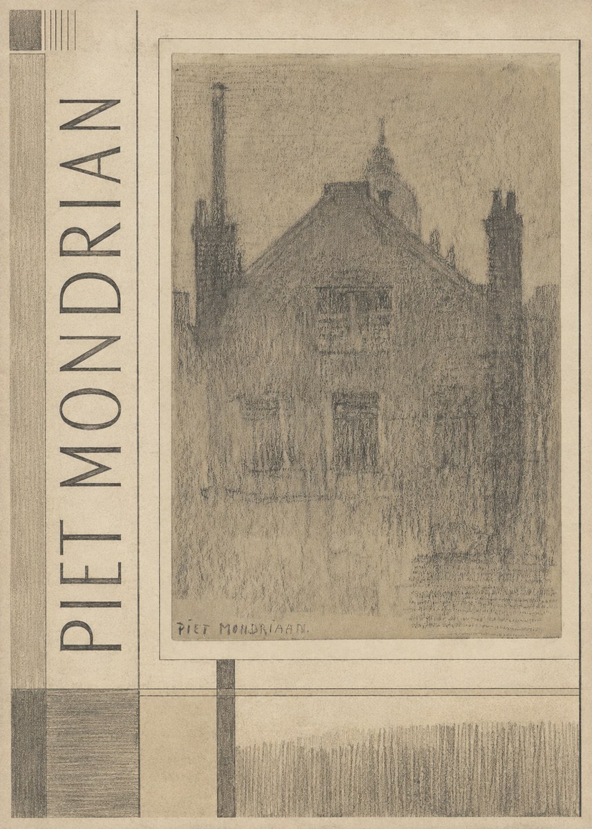 Piet Mondrian House Study No2 - Juliste