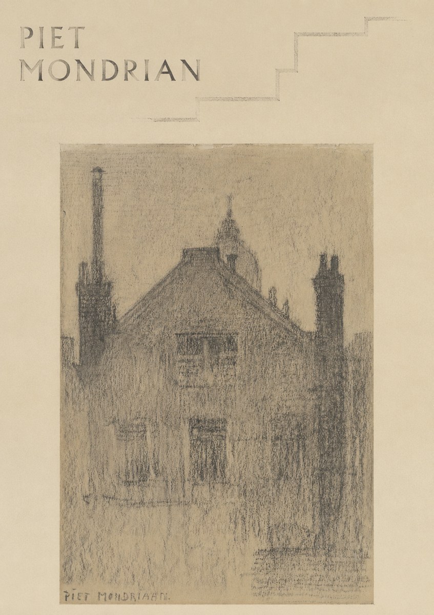 Piet Mondrian House Study No6 - Juliste