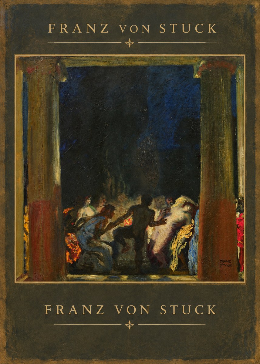 Franz von Stuck Bacchic Revel No2 - Juliste