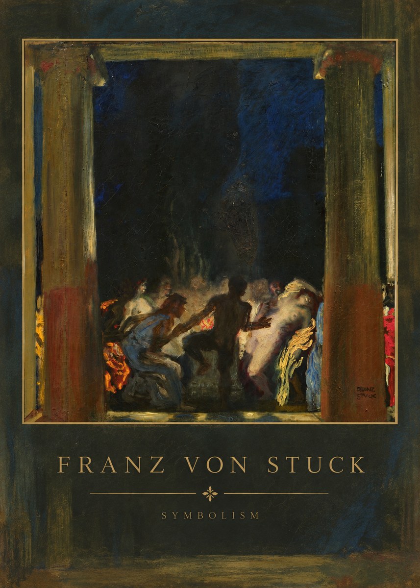 Franz von Stuck Bacchic Revel No4 - Juliste