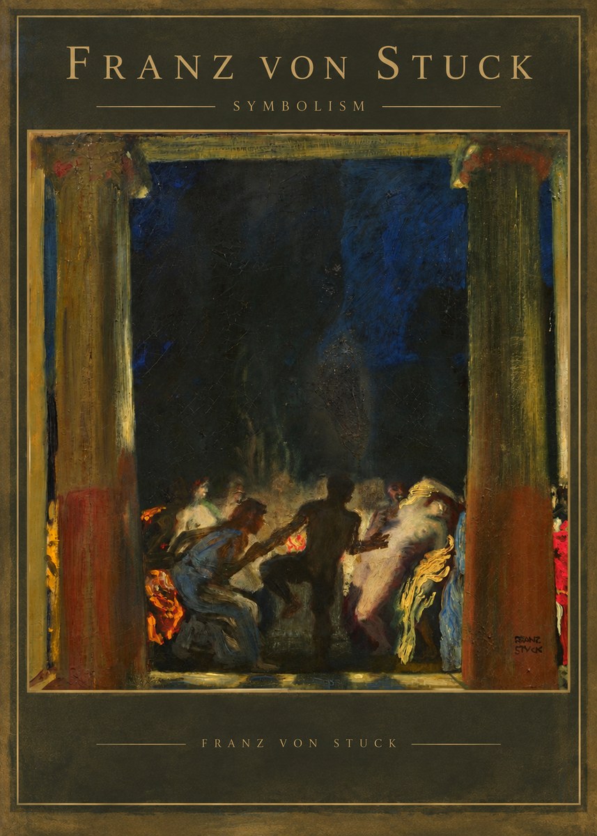 Franz von Stuck Bacchic Revel No5 - Juliste