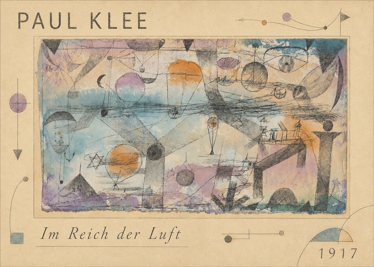 Paul Klee Im Reich Der Luft No1 - Juliste