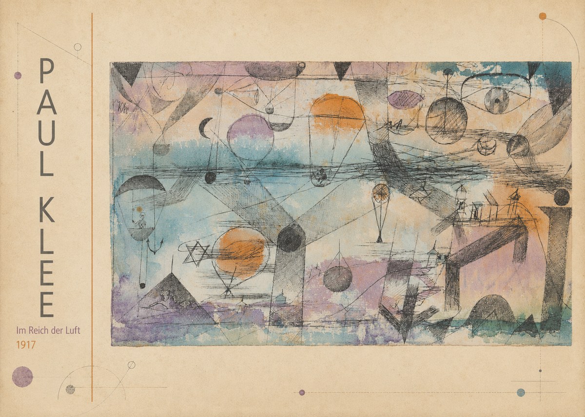 Paul Klee Im Reich Der Luft No2 - Juliste
