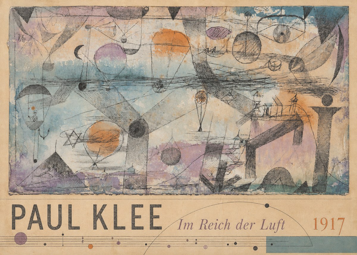 Paul Klee Im Reich Der Luft No4 - Juliste