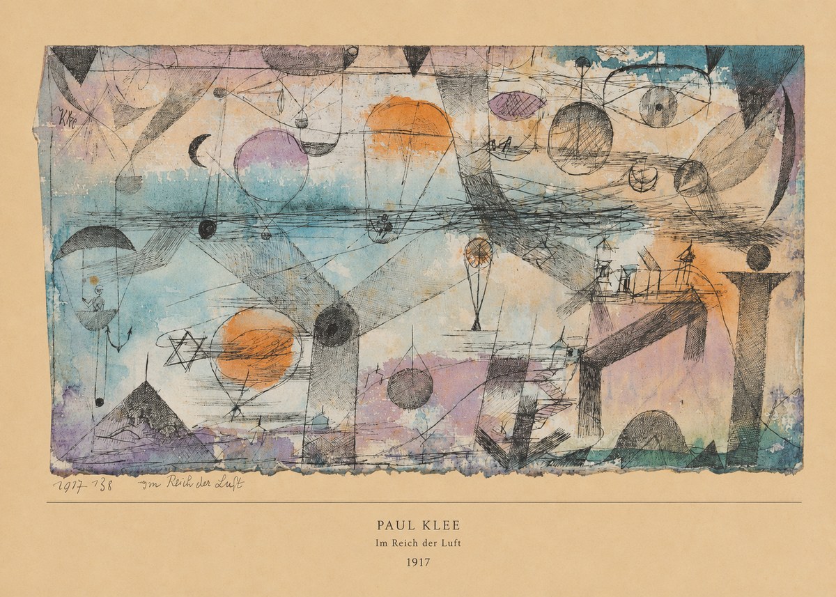 Paul Klee Im Reich Der Luft No5 - Juliste