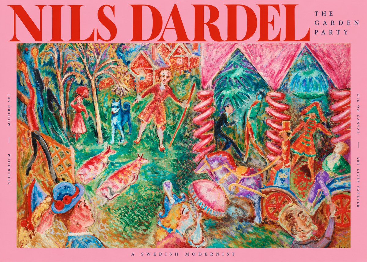 Nils Dardel The Garden Party No2 - Juliste