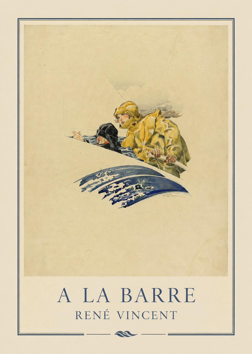 René Vincent A La Barre No4 - Juliste