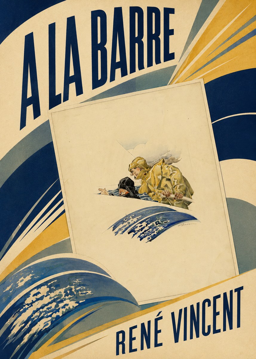 René Vincent A La Barre No5 - Juliste