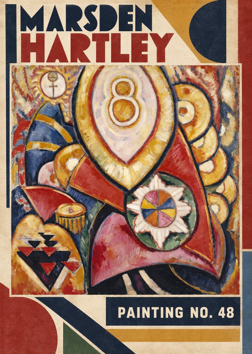Marsden Hartley Painting No. 48 No2 - Juliste