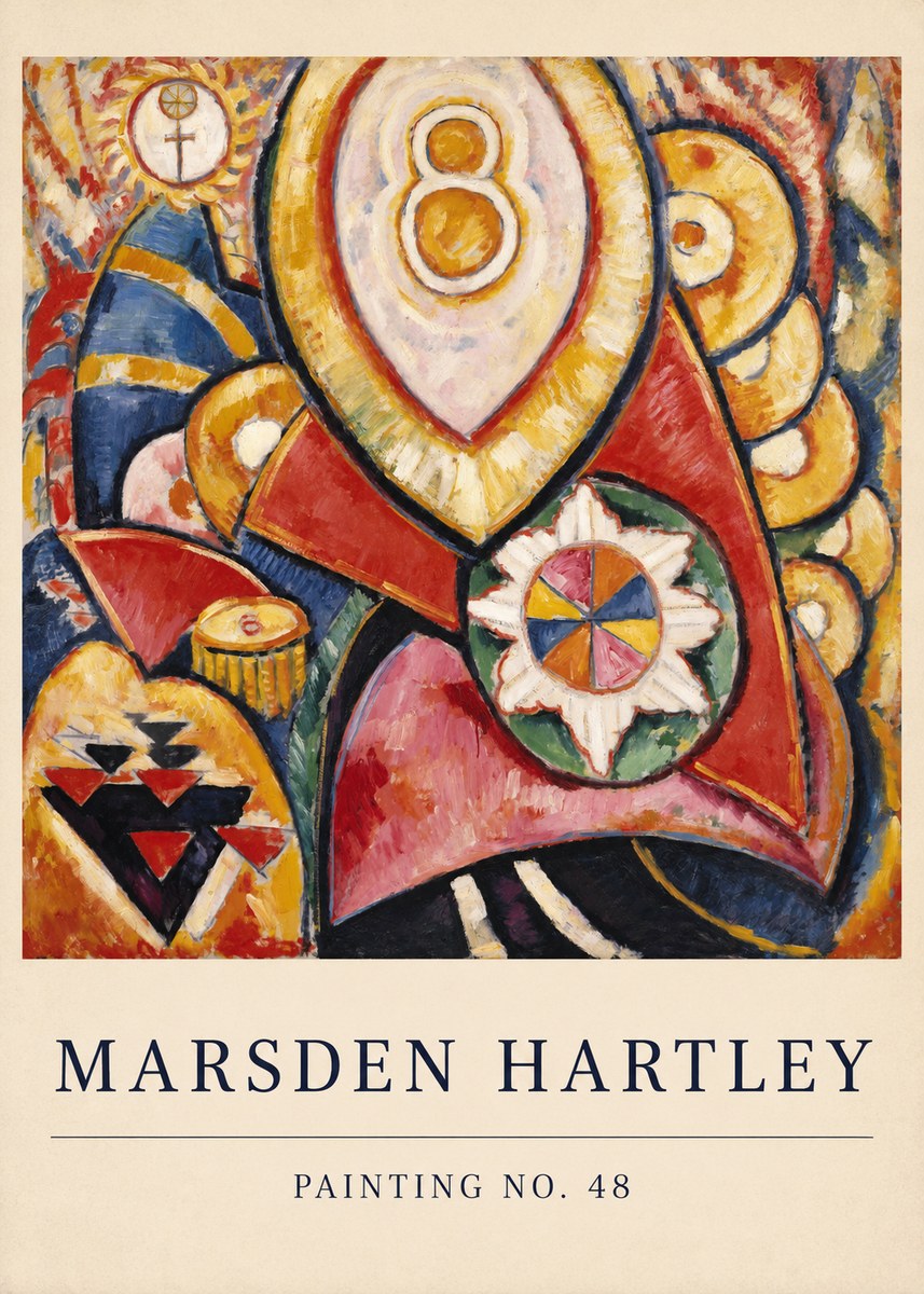 Marsden Hartley Painting No. 48 No6 - Juliste