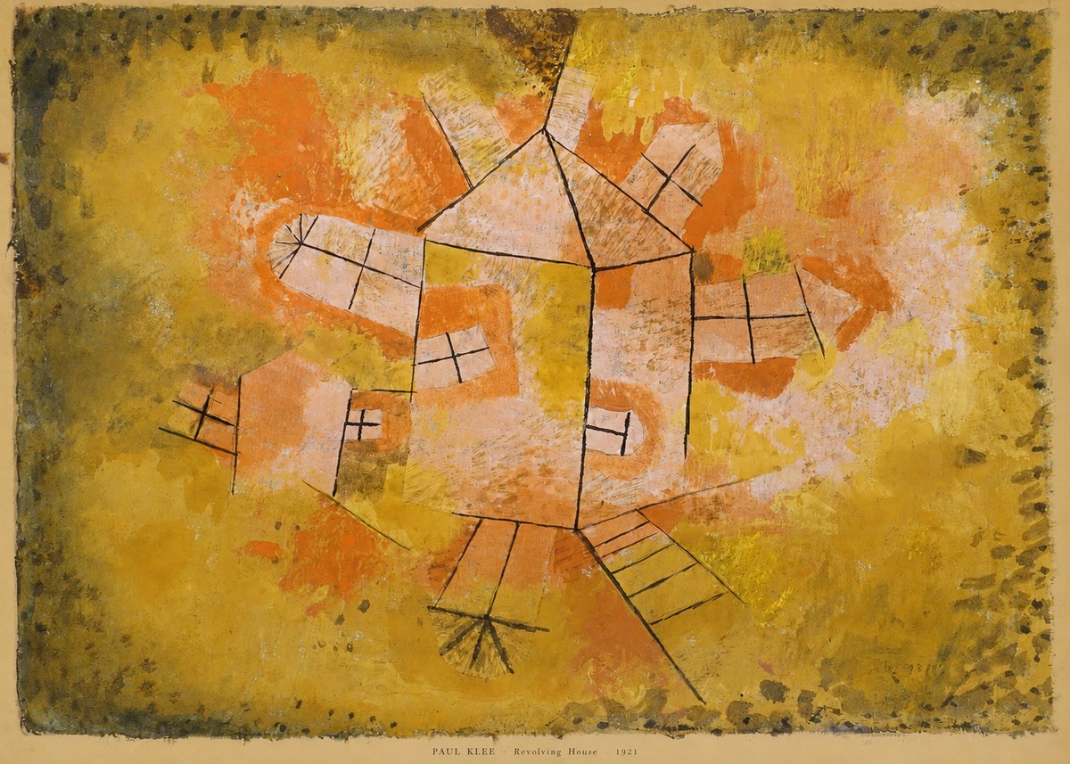 Paul Klee Revolving House No6 - Juliste