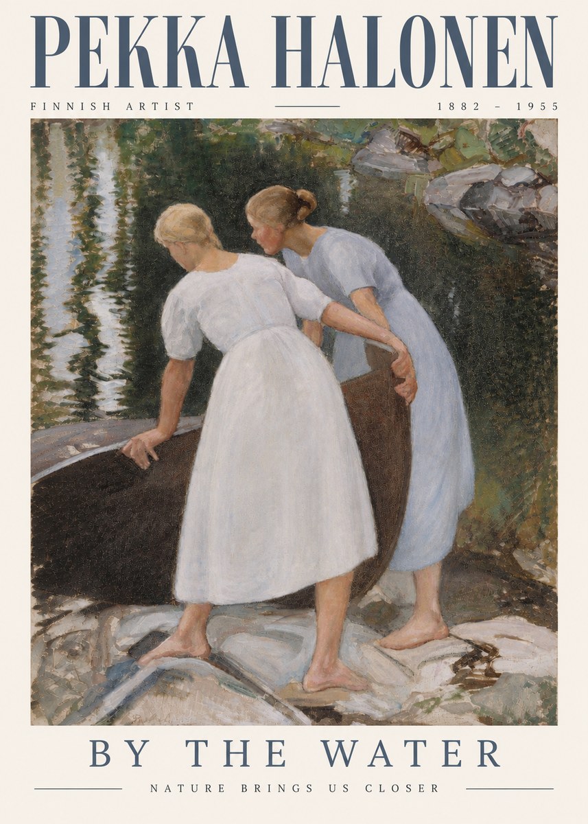 Pekka Halonen By the Water No3 - Juliste
