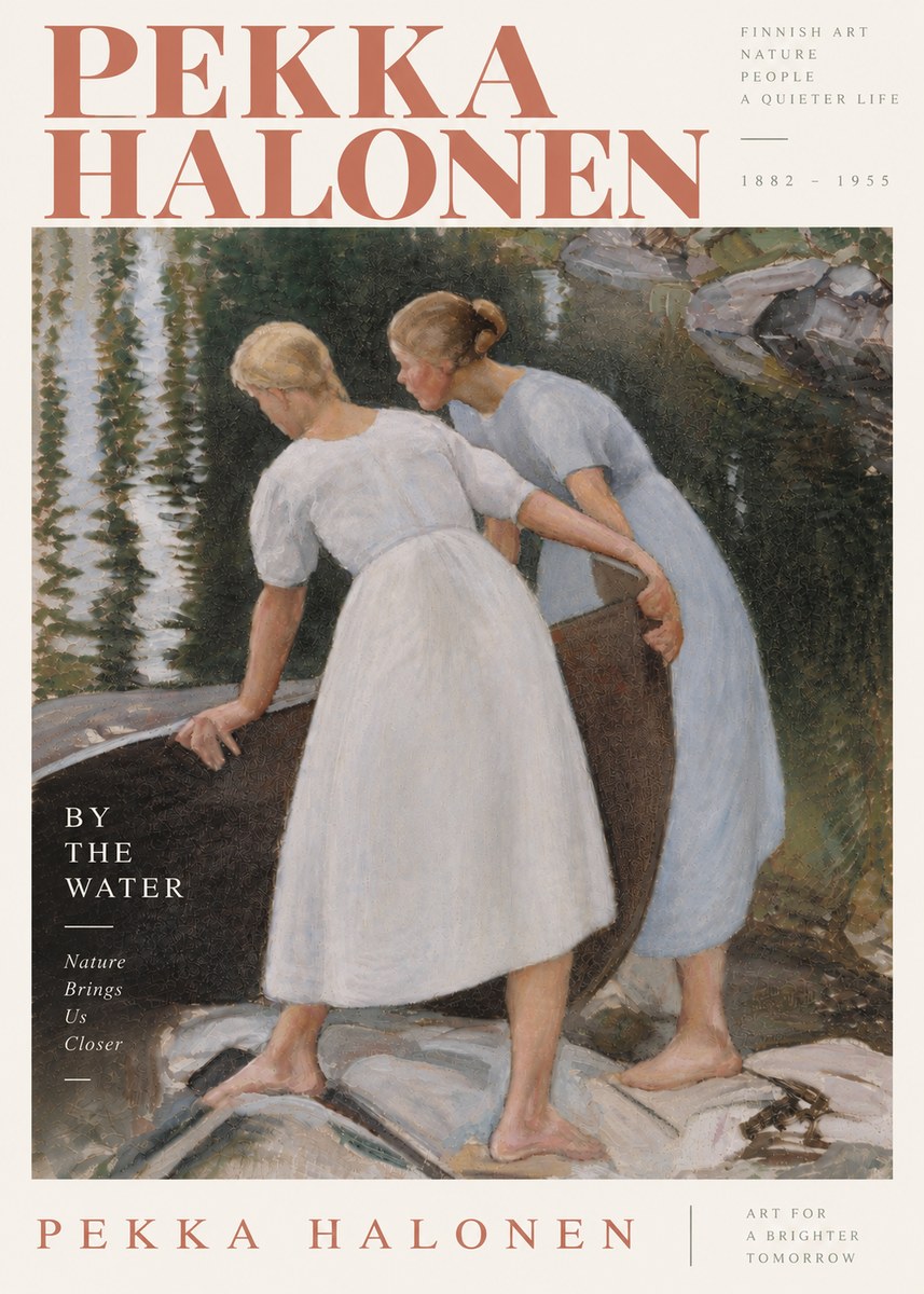 Pekka Halonen By the Water No6 - Juliste
