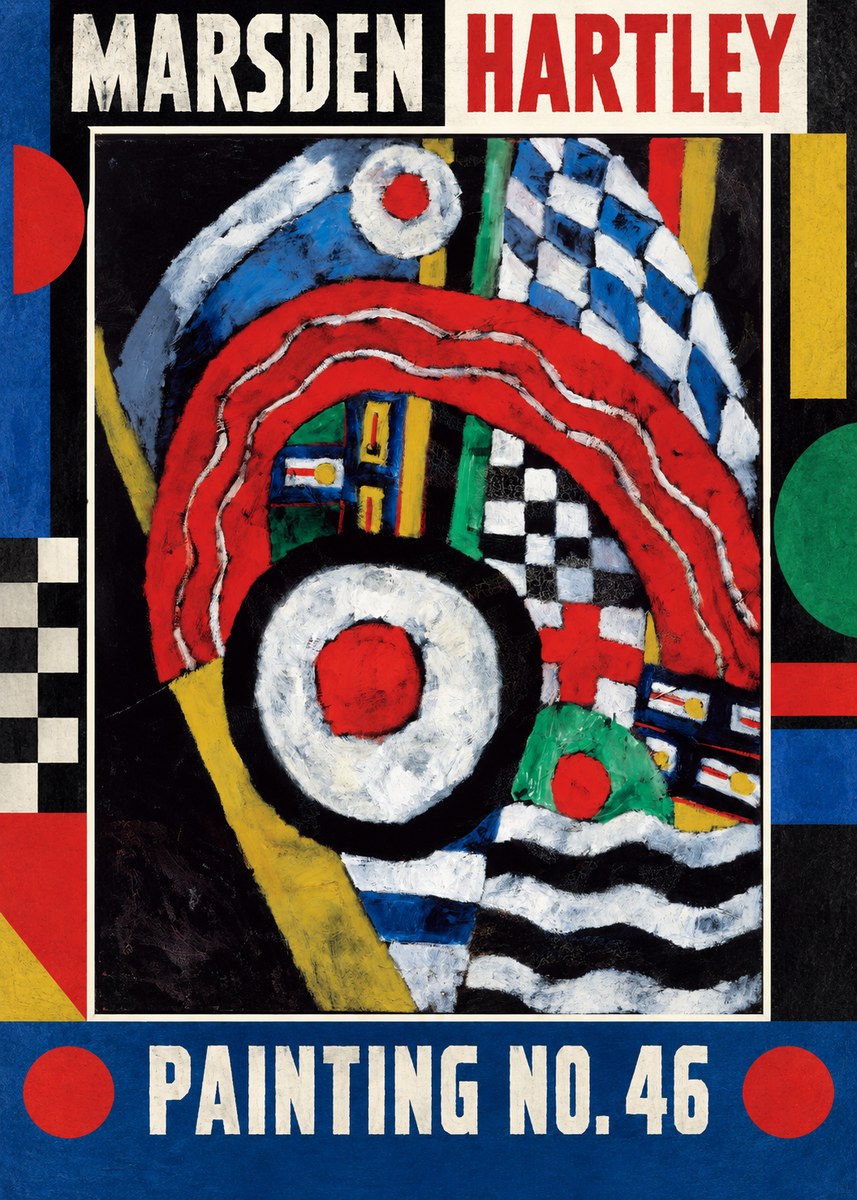 Marsden Hartley Painting No. 46 No1 - Juliste