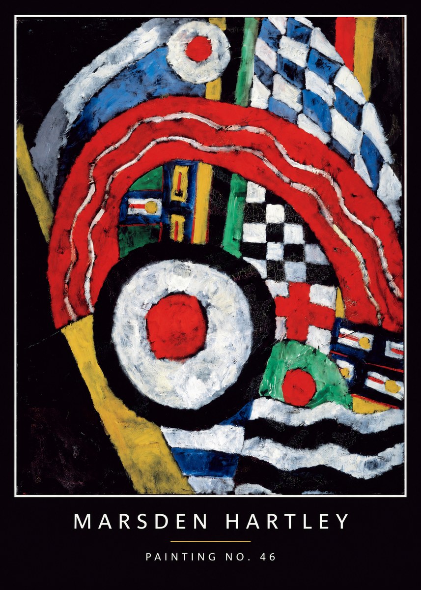 Marsden Hartley Painting No. 46 No6 - Juliste