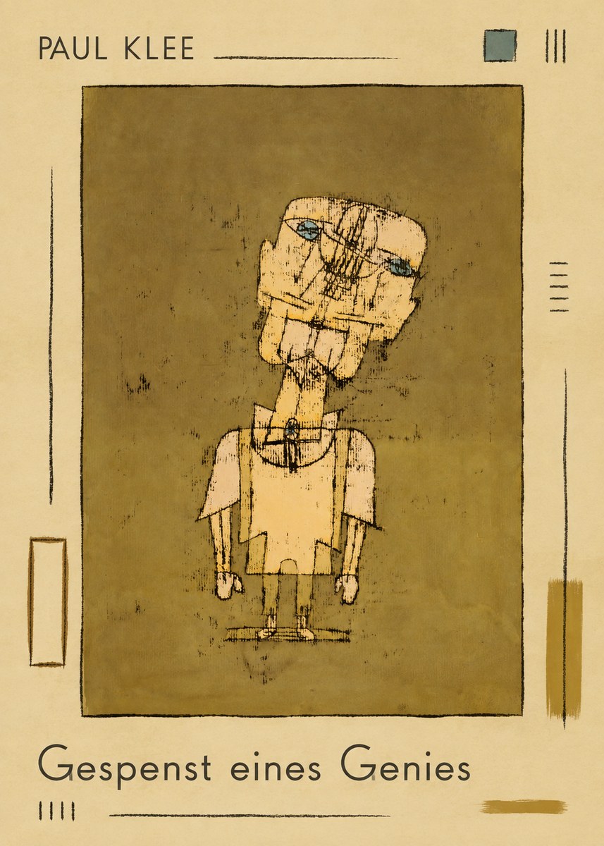 Paul Klee Gespenst Eines Genies No3 - Juliste