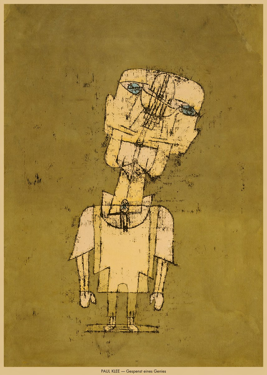 Paul Klee Gespenst Eines Genies No6 - Juliste