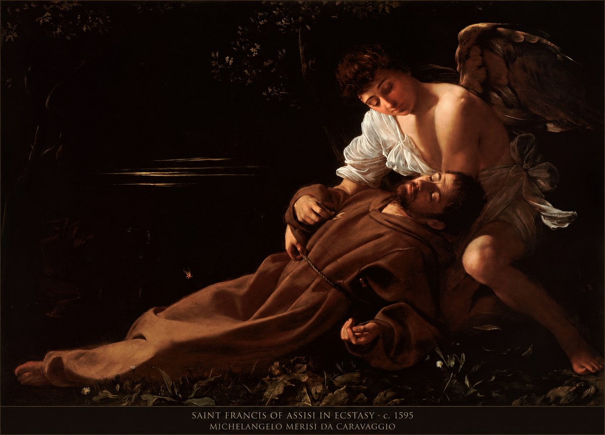 Michelangelo Merisi da Caravaggio Saint Francis of Assisi in Ecstasy No5 - Juliste