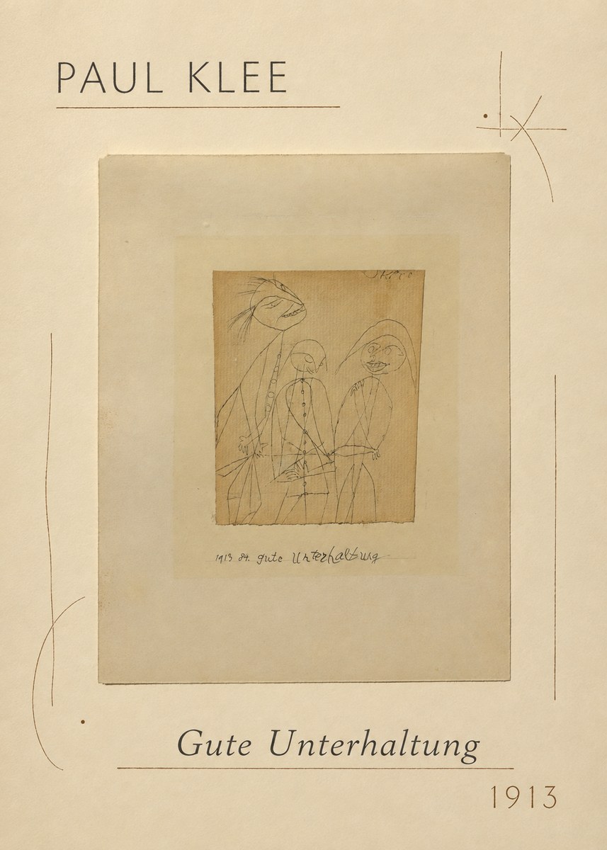 Paul Klee Gute Unterhaltung No1 - Juliste