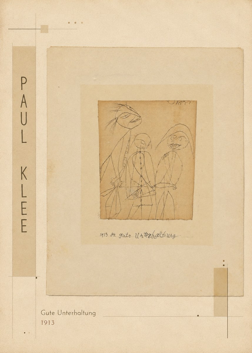 Paul Klee Gute Unterhaltung No2 - Juliste