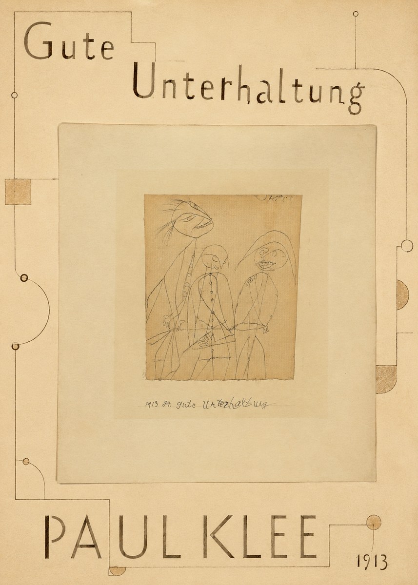 Paul Klee Gute Unterhaltung No3 - Juliste