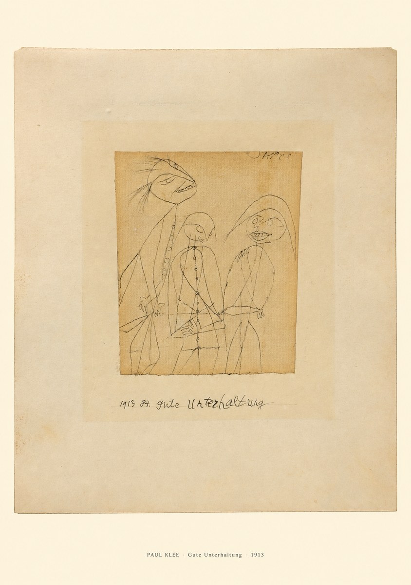 Paul Klee Gute Unterhaltung No6 - Juliste