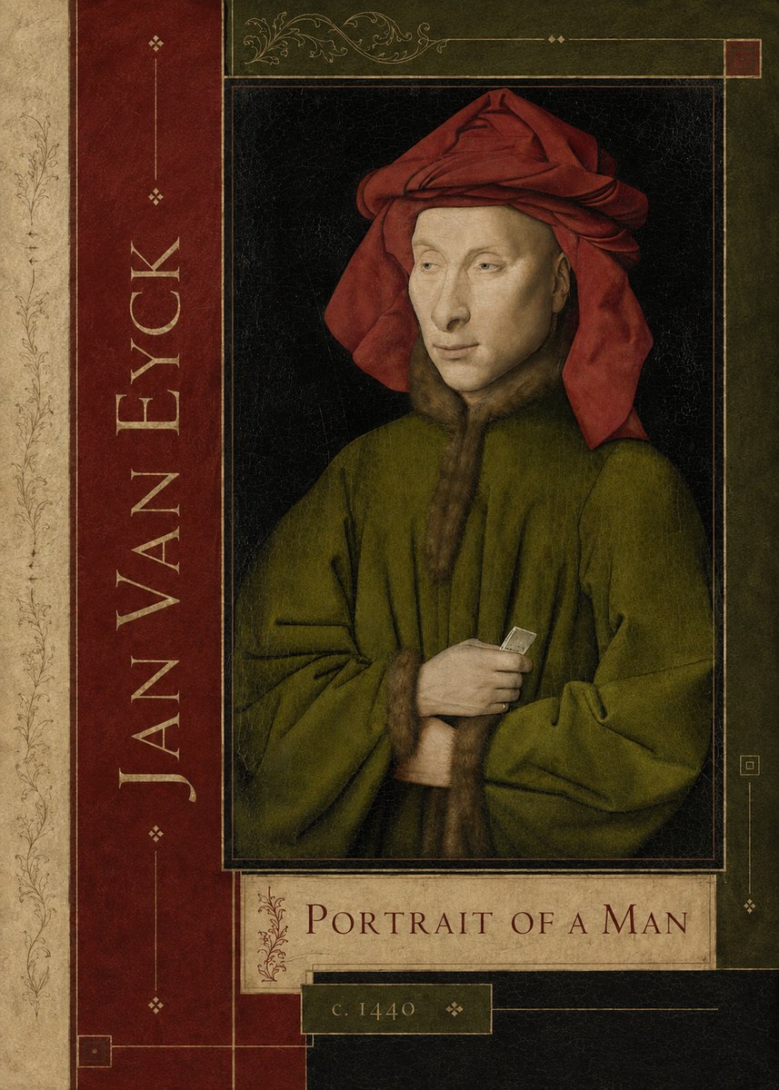 Jan van Eyck Portrait of a Man I No2 - Juliste
