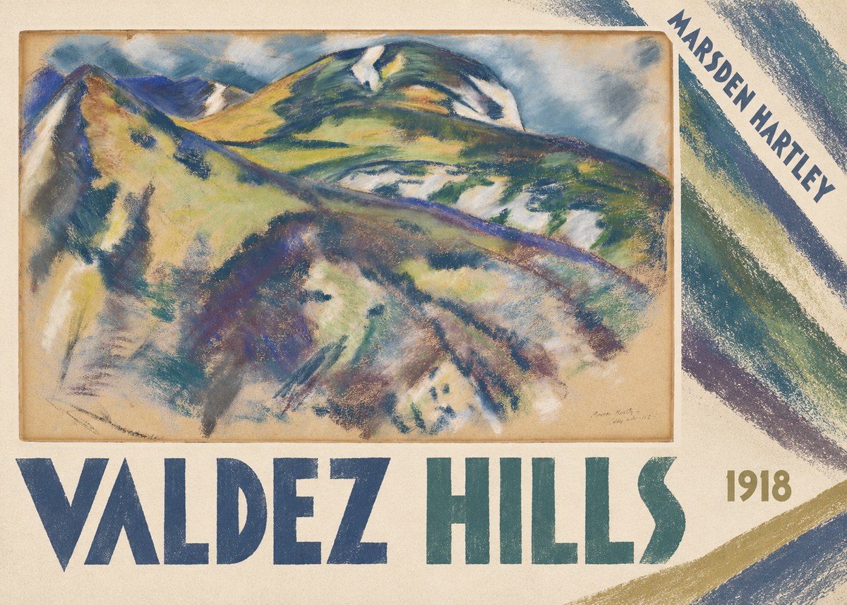 Marsden Hartley Valdez Hills No4 - Juliste