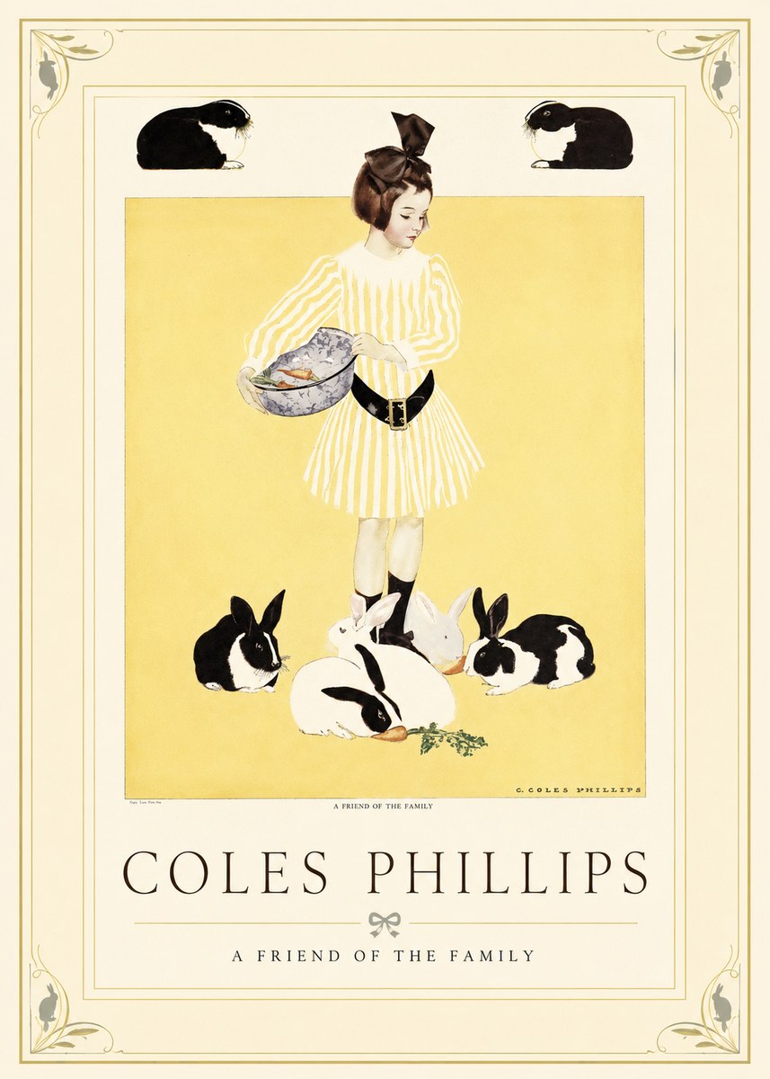 Coles Phillips A Friend of the Family No1 - Juliste