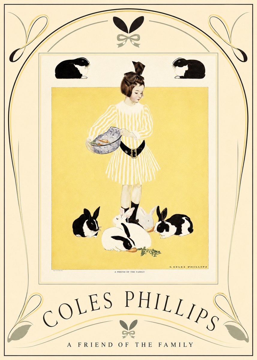 Coles Phillips A Friend of the Family No3 - Juliste