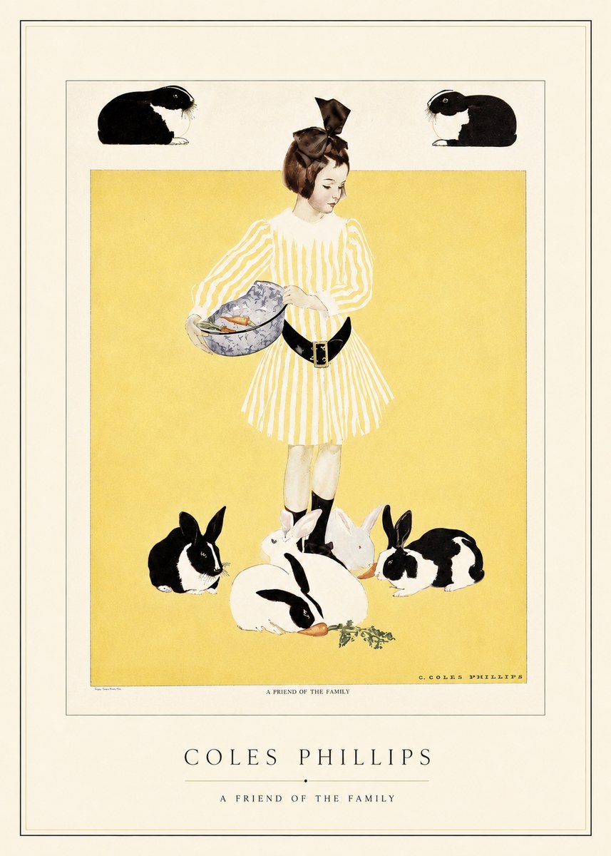 Coles Phillips A Friend of the Family No4 - Juliste